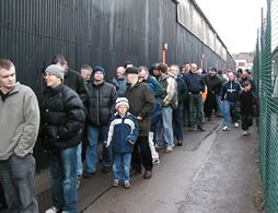 One turnstile open