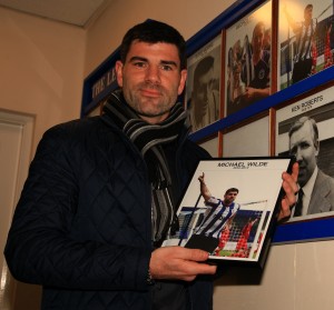 Michael Wilde with award pic T Marland