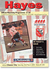 [Match programme]