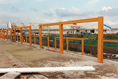 The Sealand End without roof.